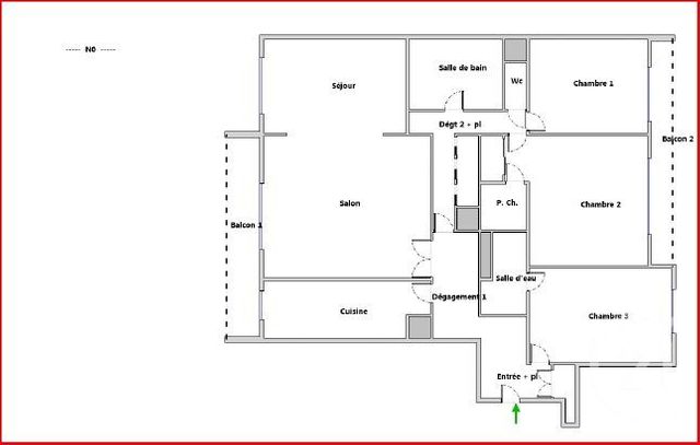 Appartement F5 à vendre - 5 pièces - 102.5 m2 - PARIS - 75012 - ILE-DE-FRANCE - Century 21 Nation