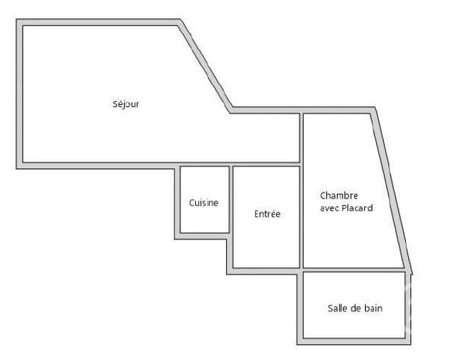 Appartement F2 à vendre - 2 pièces - 54.75 m2 - PARIS - 75020 - ILE-DE-FRANCE - Century 21 Nation